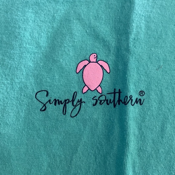 Simply Southern Short Sleeve Softball Graphic Tee Womens Small - Picture 4 of 8